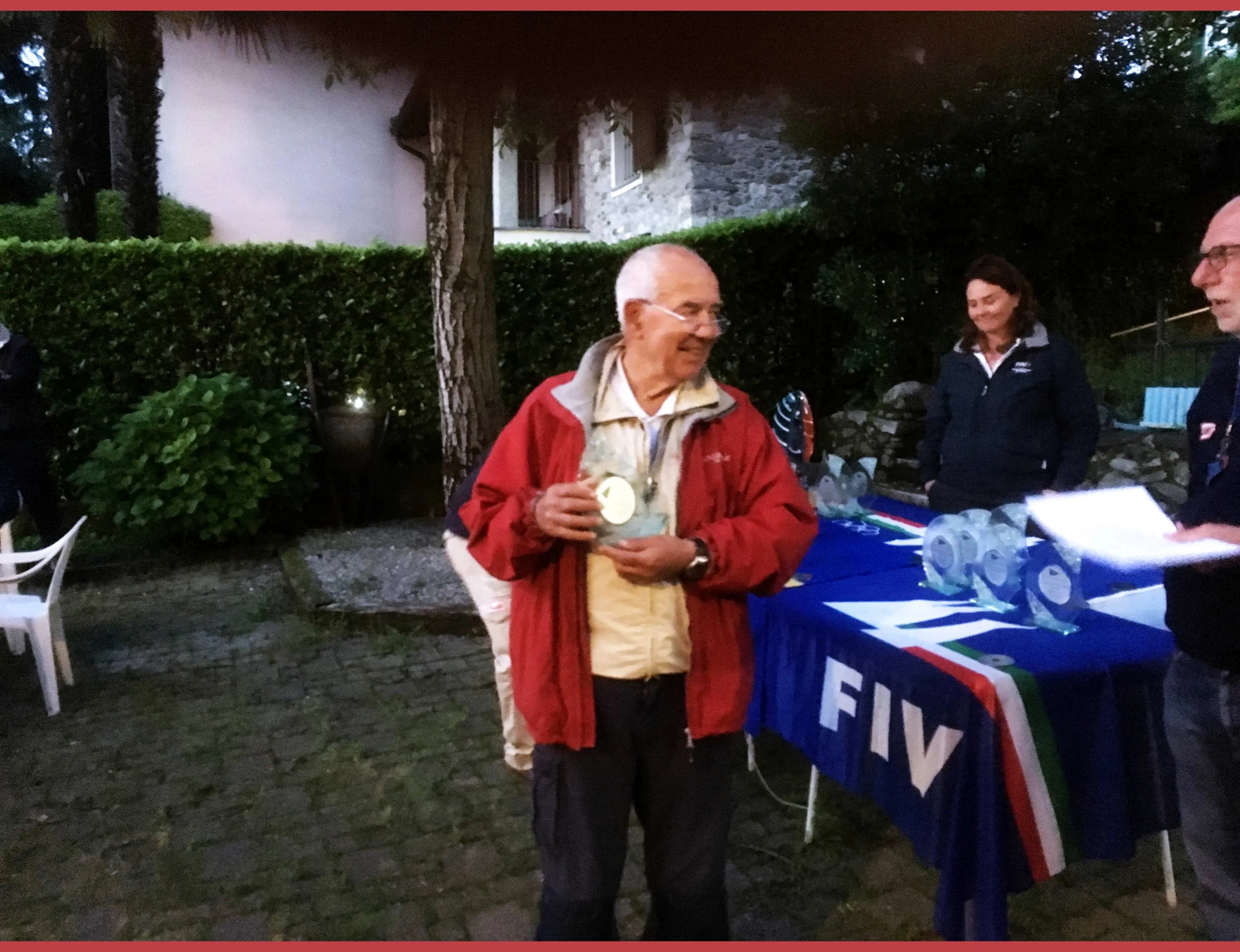 Premiazione di un socio senior